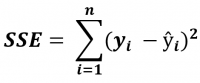 Sum of Squared Error