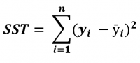 Sum of Squared Total