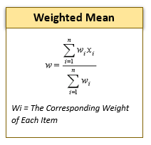Weighted Mean